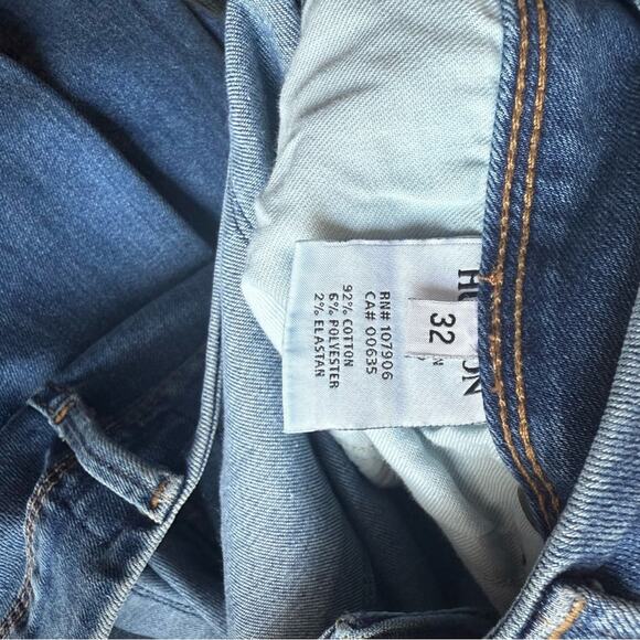 Hudson Men's Straight Leg Blue Denim Jeans Size 32 - Picture 5 of 5